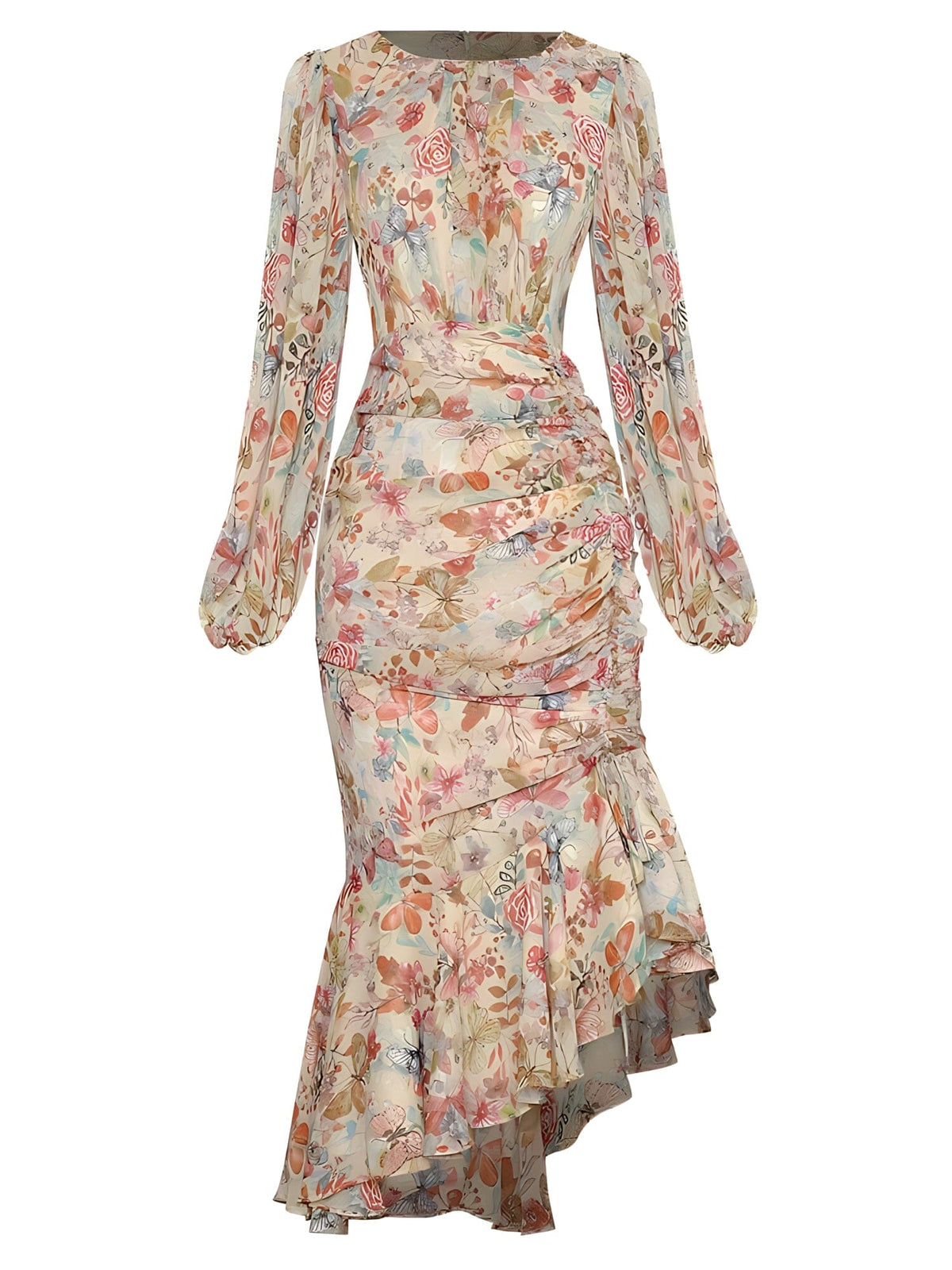The Amara Long Sleeve Dress - Mulitple Colors