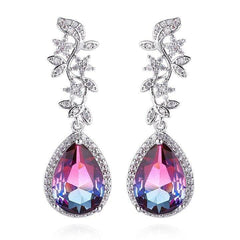The Aurora Crystal Drop Earrings