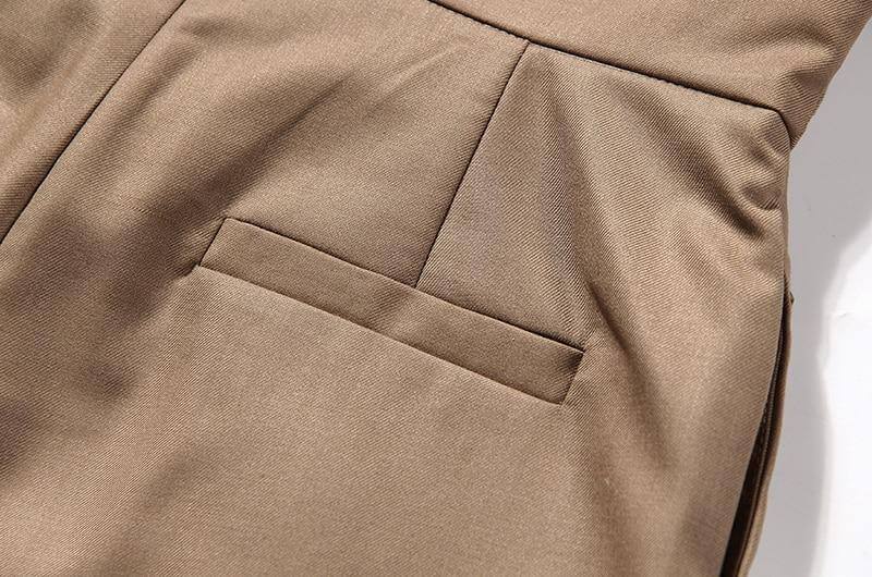 The Alexis High Waist Asymmetrical Trousers - Multiple Colors