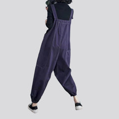 Y2k color denim jumpsuit for women