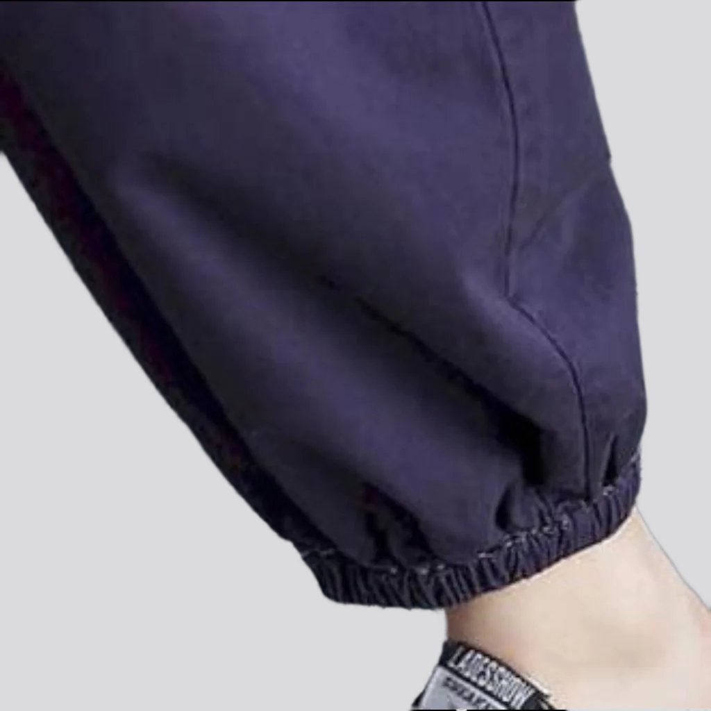 Y2k color denim jumpsuit for women
