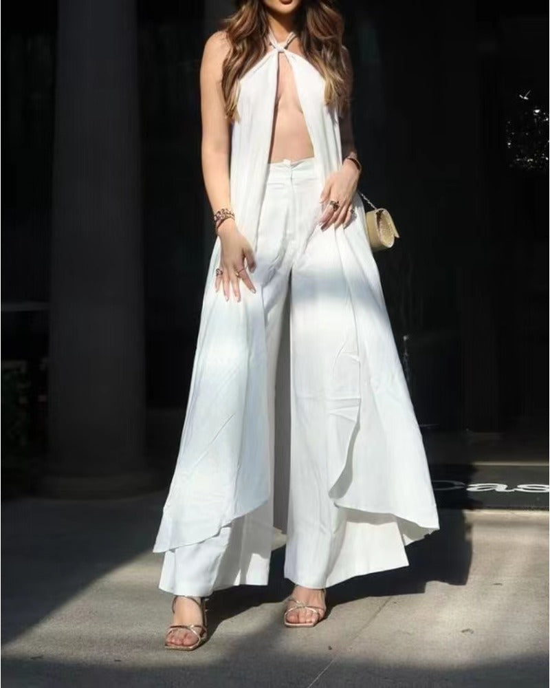 Slim loose jumpsuit