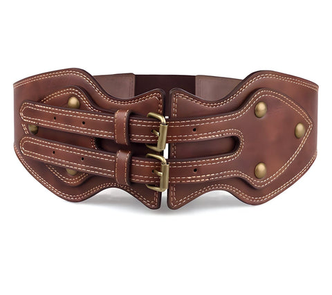 The Agatha Faux Leather Waistband Belt