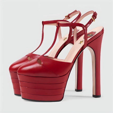 The Amari Platform High Heel Pumps - Multiple Colors