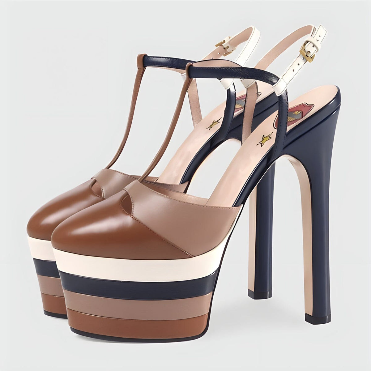 The Amari Platform High Heel Pumps - Multiple Colors