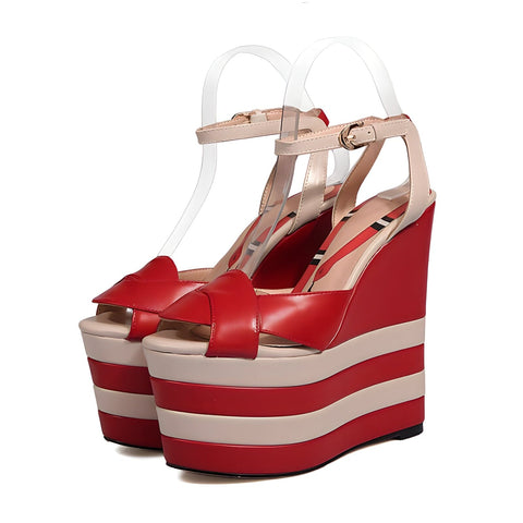 The Amora Platform Sandals - Multiple Colors