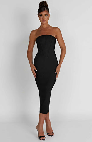 Amore Midi Dress - Black