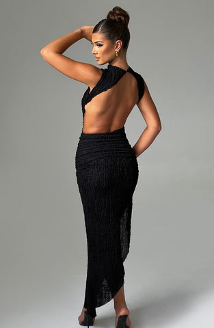 Aphrodite Midi Dress - Black