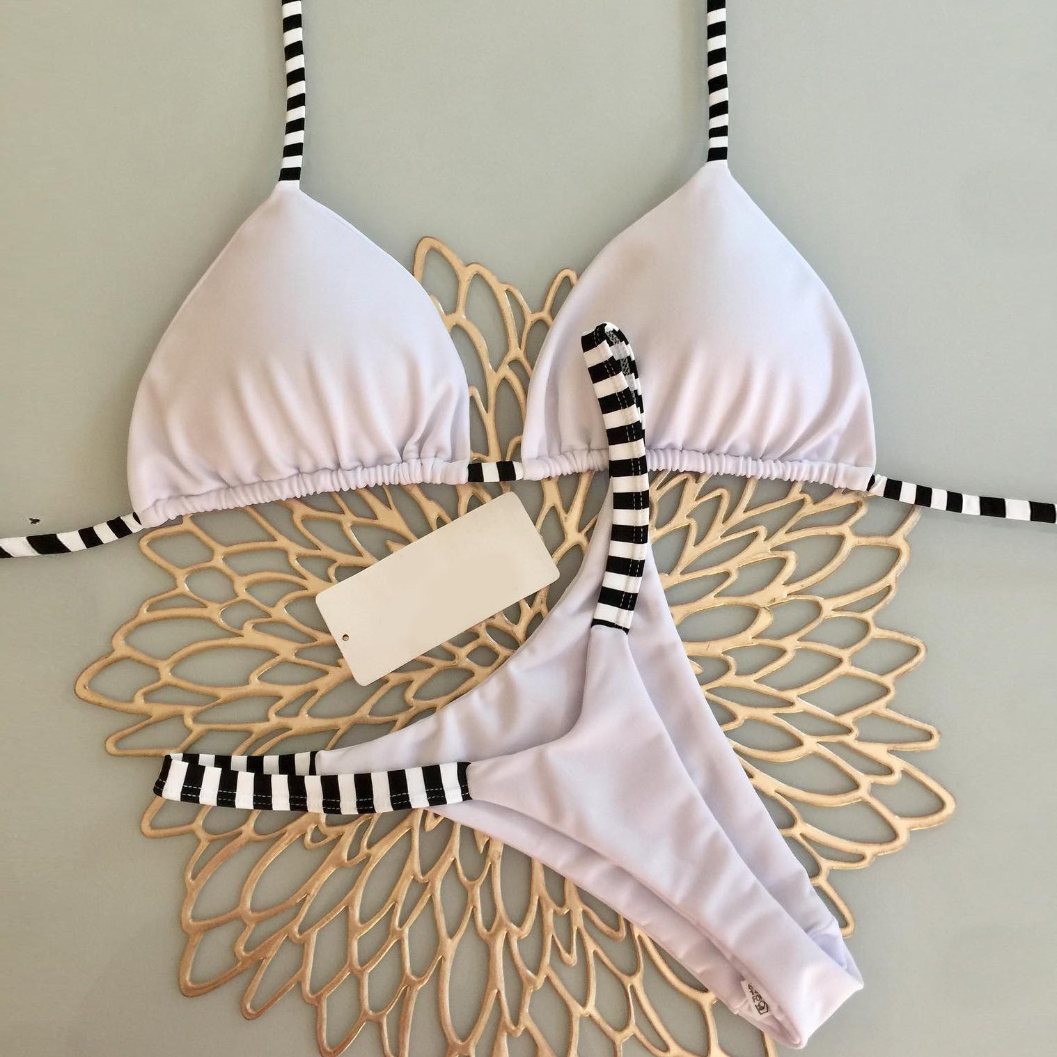 Striped Sling Bikini