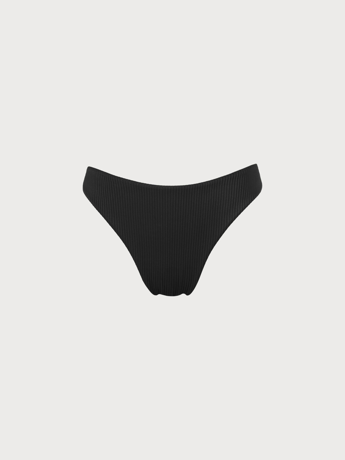 Black Low Waisted Bikini Bottom