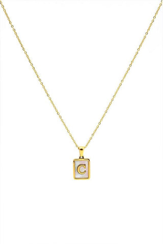 C Pendant Necklace