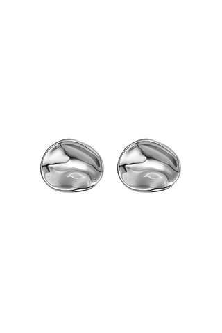 Disc Stud Earrings