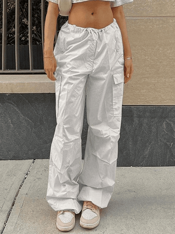 Drawstring Y2K Baggy Cargo Pants