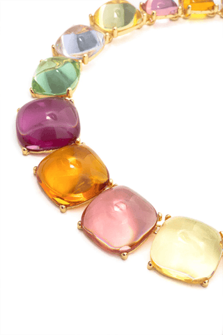 Multicolored Resin Necklace