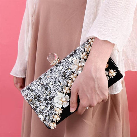 The Francesca Beaded Handbag Clutch Purse