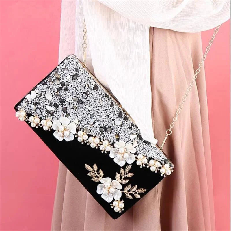 The Francesca Beaded Handbag Clutch Purse