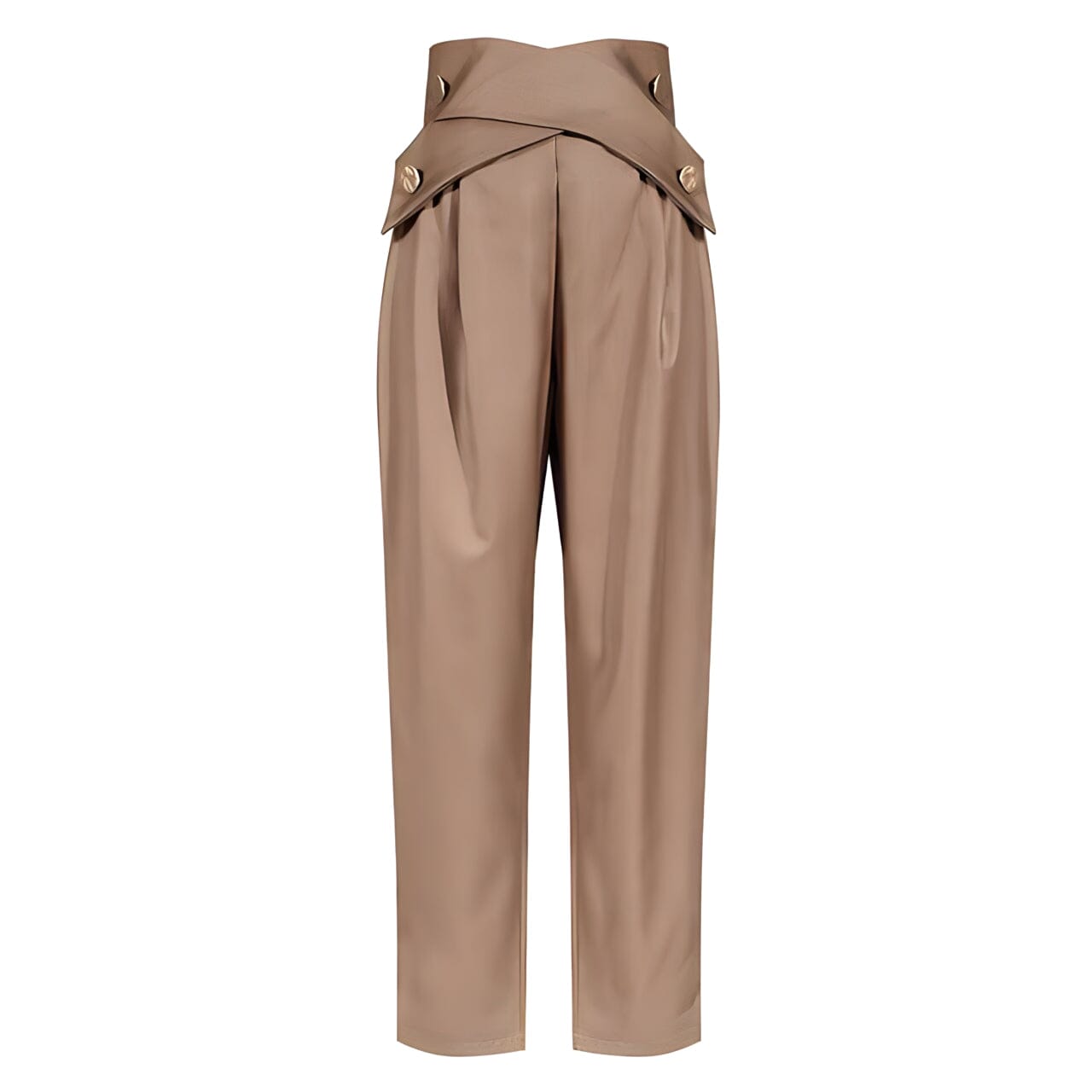 The Alexis High Waist Asymmetrical Trousers - Multiple Colors