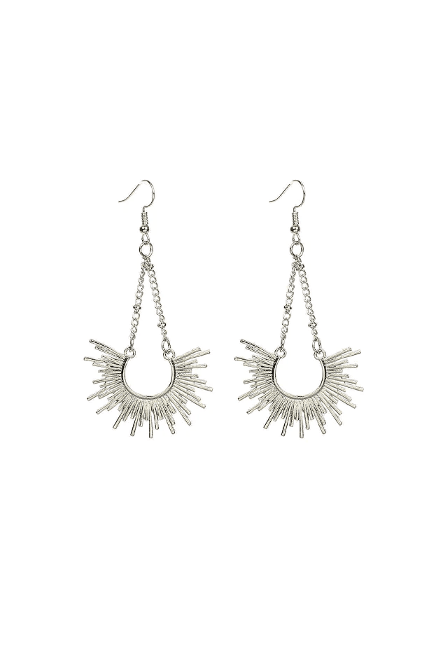 Sunburst Drop Dangle Earrings