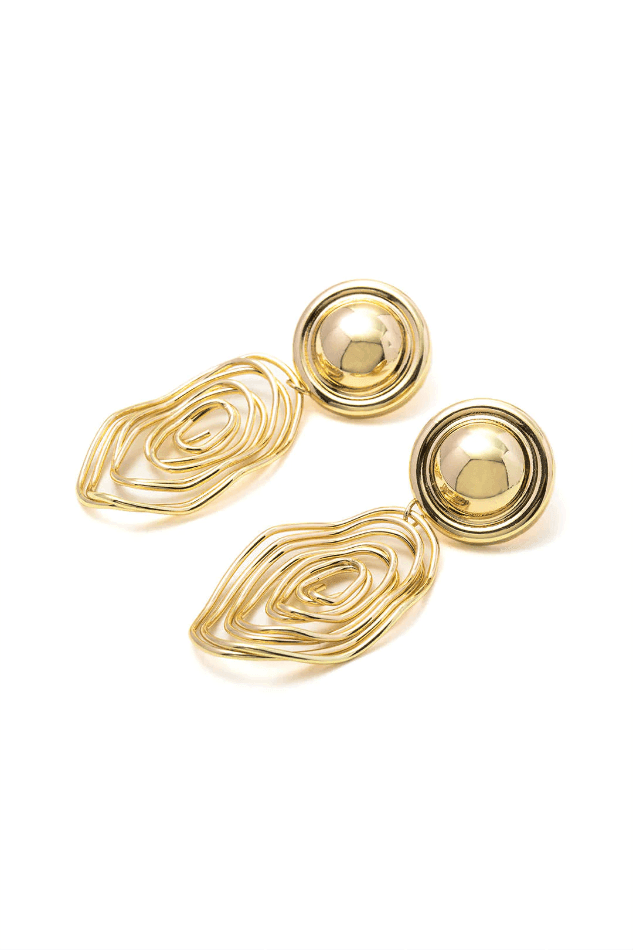 Swirl Drop Earrings