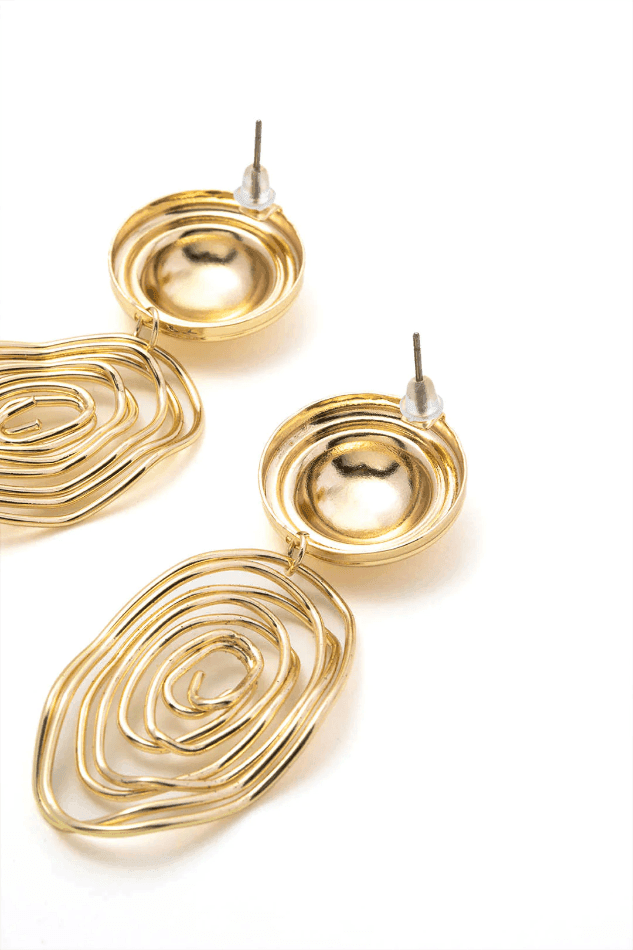 Swirl Drop Earrings