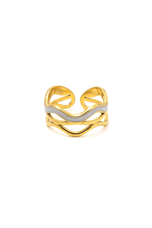 Wavy Open Ring