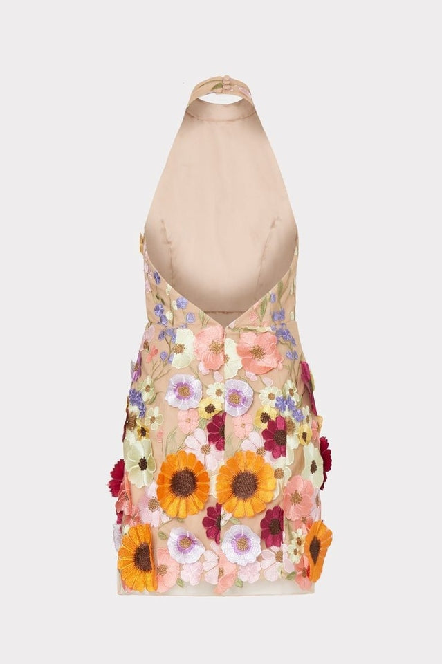 Hariet 3D Floral Embroidered Dress