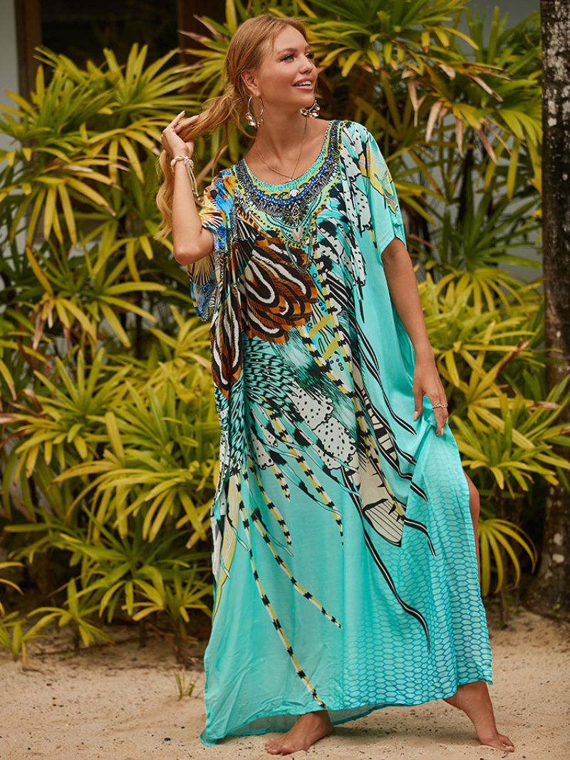 Give Me A Memory Multi-color Kaftan Dress