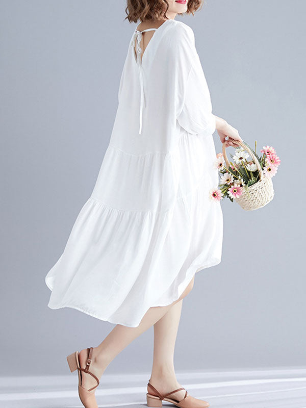 Inspired Spirit Cotton Smock Dress