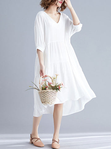 Inspired Spirit Cotton Smock Dress