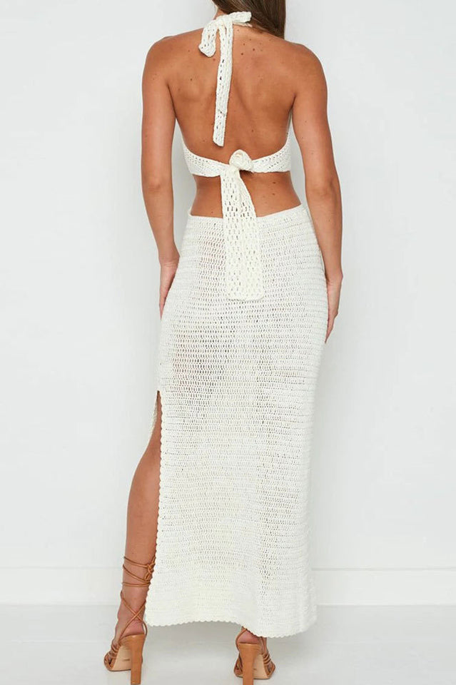 Haven Crochet Maxi Cover Up Dress