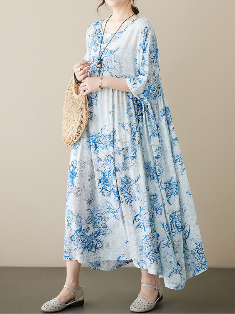 Highest Hopes Cotton Floral Smock Dress