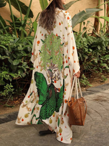 Everyone Loves Polyester Cardigan Style Kimono Jacket