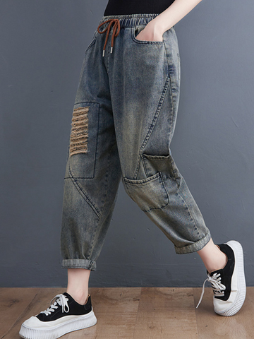 A Beautiful Soul Denim High Waist Bottom Pants