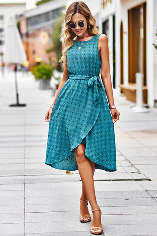 Elegant Tie Detail Summer Dress