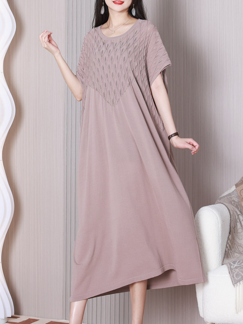 Dress the Population Round Neck A-line Dress