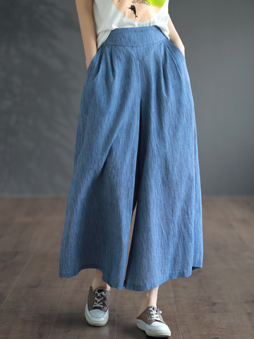 Pure Soul Cotton Loose Bottom Pants