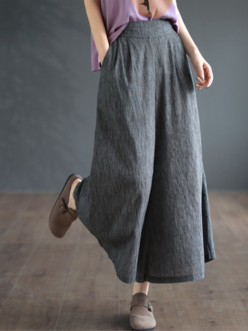 Pure Soul Cotton Loose Bottom Pants