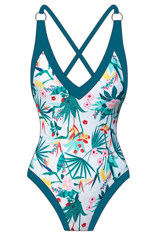 (S-XL) One Piece Swimsuit