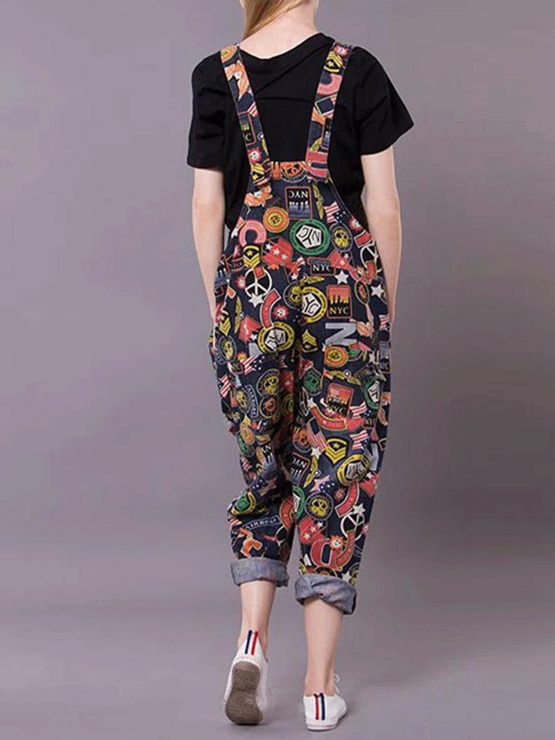 Bertie Scripted Logo Overall Dungarees