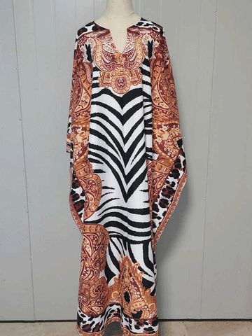 Beautiful life With Your Favorite Printed Kaftan Dress