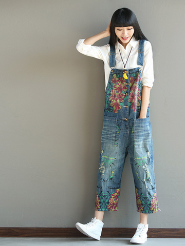 Found You Better Denim Loose Overall Dungarees