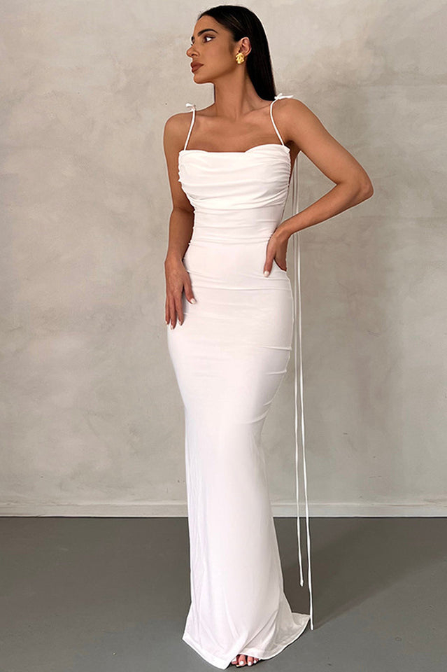 Jiani Slip Backless Gown