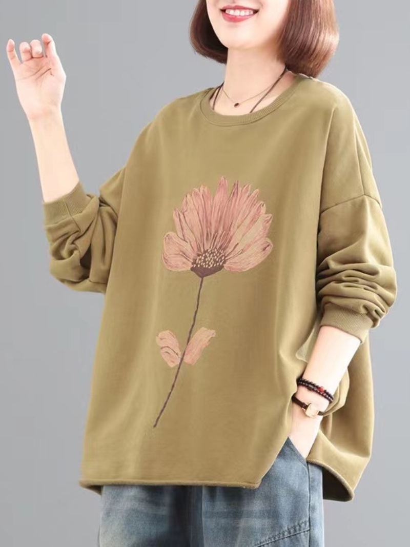 Everybody Loves Cotton Round Neck Loose Top