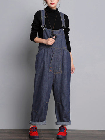 Marshall Denim Overalls Dungaree