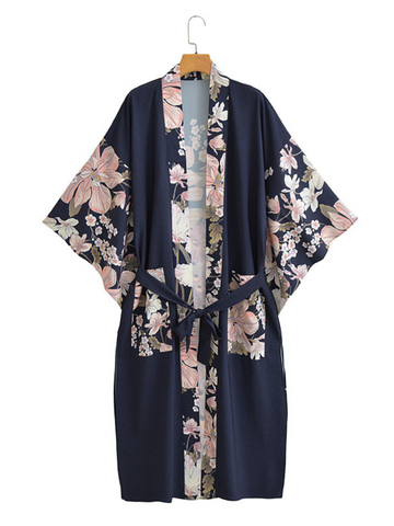 All In One Polyester Loose Kimono Gowns