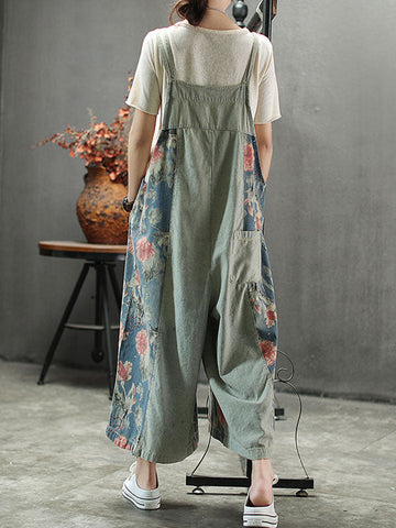 Winning Addition Wide-Leg Jumpsuit Overalls