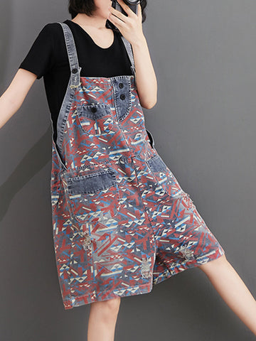 Gatina Details Romper Overall Dungarees