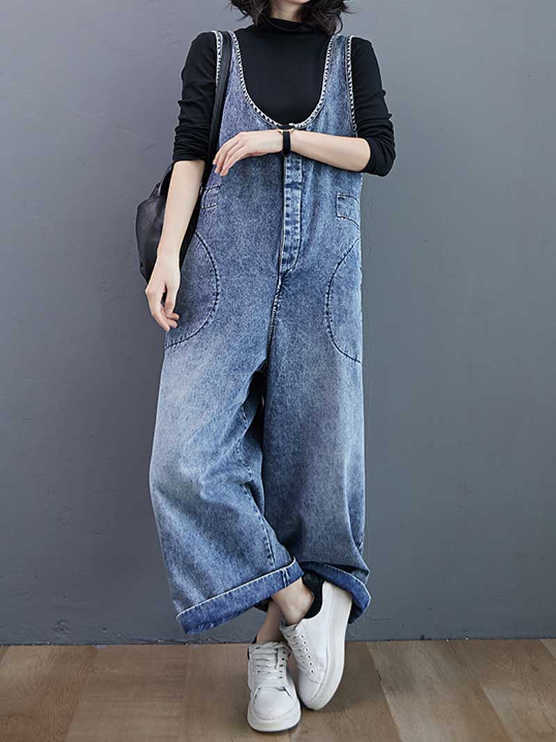 Look Good Denim Overall Dungarees