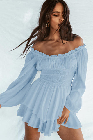 Tiered Swing Skater Romper