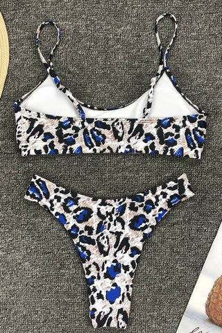 Leopard Print Bikini Set (Multicolor)